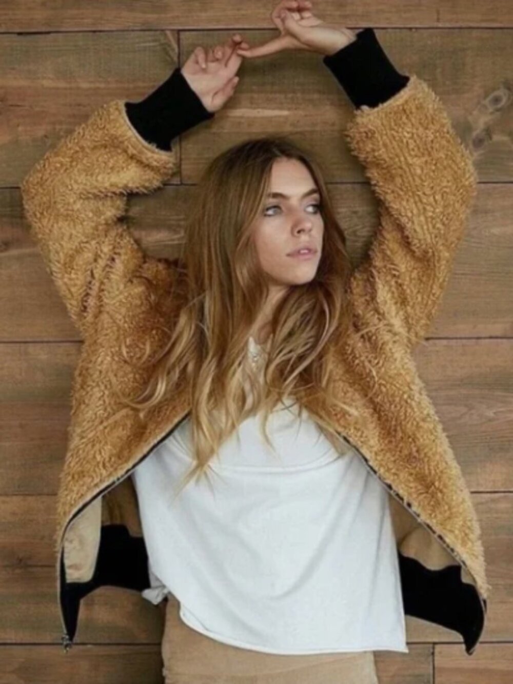 Tribe Kelley | XL Safari Bombhair Jacket | Reversible